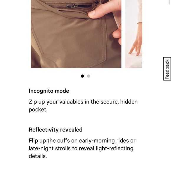 Lululemon green khaki ABC Slim Fit 5 Pocket Pants - 28W 30L - Picture 7 of 11